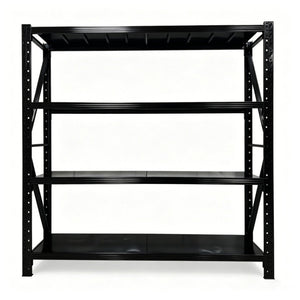 English Elm Heavy Duty Industrial Steel Garage Shelving Four Tier Adjustable Rack 8000 Lb W5635S00015