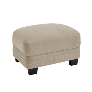 English Elm Ottoman Chenille Modular Sectional Cloud Cushion Curved Backrest Contemporary Lounge Camel W5656P535108