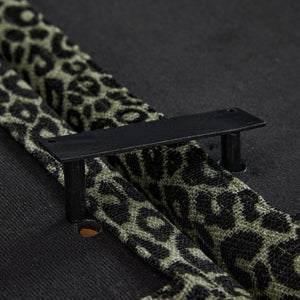 English Elm Oversized Leopard Chenille Modular Sectional Sofa 8 Seat V Shape with Tassel Trim W5656S00200