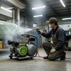 English Elm Oil Free Portable Air Compressor Quiet 2 Gallon Tank 1.5 HP Pneumatic Pump W5673P495353