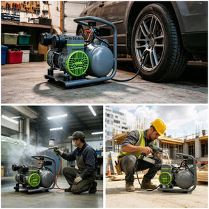 English Elm Oil Free Portable Air Compressor Quiet 2 Gallon Tank 1.5 HP Pneumatic Pump W5673P495353