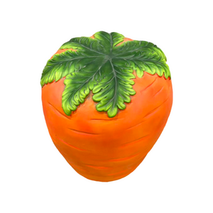 English Elm 16" Resin Carrot Sculpted Outdoor Stool Plant Stand Whimsical Garden Patio Accent W5709P512923
