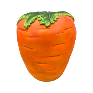 English Elm 16" Resin Carrot Sculpted Outdoor Stool Plant Stand Whimsical Garden Patio Accent W5709P512923