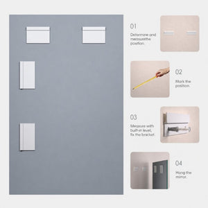 English Elm Home Gym Frameless Full Length Wall Mirror Tempered Glass for Yoga and Dance Studio W5765P515803
