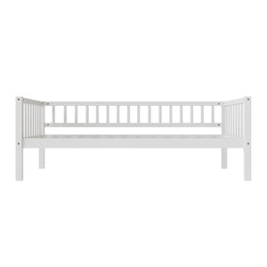 English Elm Twin Solid Pine Daybed with Three Sided Vertical Guardrails for Safe Restful Sleep W5767P515220