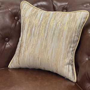English Elm Fx-P31-Pubr Chesterfield Faux Leather Sofa Button Tufted Rolled Arms Cognac Living Room W576P531298