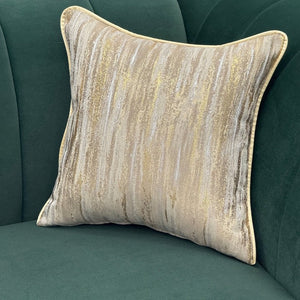 English Elm Fx-P33-Rg Emerald Velvet 3 Seat Sofa Channel Tufted Back Gold Leg Living Room W576P544230