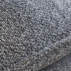 English Elm 52.36 Inch Modular Linen Cloud Loveseat with Steel Base for Modern Living Rooms Dark Grey W579P537787