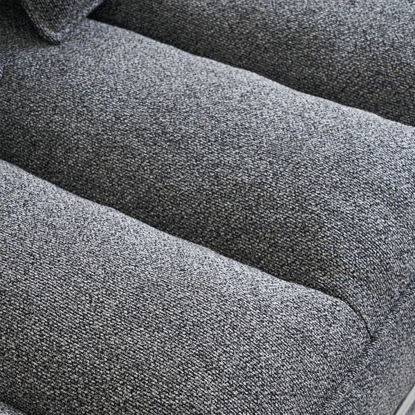 English Elm 52.36 Inch Modular Linen Cloud Loveseat with Steel Base for Modern Living Rooms Dark Grey W579P537787