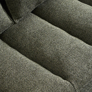 English Elm 52.36 Inch Modular Linen Cloud Loveseat with Steel Base for Modern Living Rooms Green W579P537789