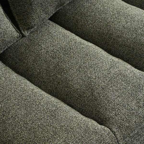 English Elm 52.36 Inch Modular Linen Cloud Loveseat with Steel Base for Modern Living Rooms Green W579P537789