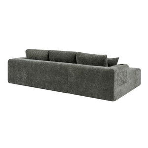 English Elm 108 Inch Cloud Sectional Sofa Chenille Upholstered L Shape Couch with Reversible Chaise W5802S00012