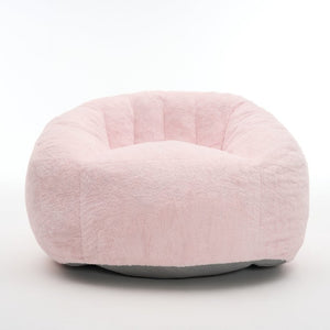 English Elm High-Density Foam Pumpkin Bean Bag Chair Corduroy Velvet Floor Seat Living Room W5870P523892