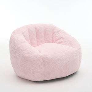 English Elm High-Density Foam Pumpkin Bean Bag Chair Corduroy Velvet Floor Seat Living Room W5870P523892