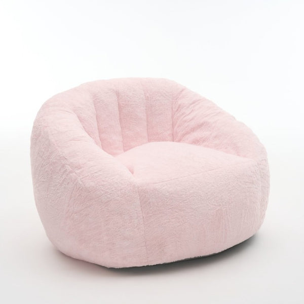 English Elm High-Density Foam Pumpkin Bean Bag Chair Corduroy Velvet Floor Seat Living Room W5870P523892