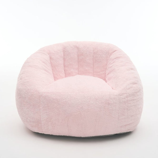 English Elm High-Density Foam Pumpkin Bean Bag Chair Corduroy Velvet Floor Seat Living Room W5870P523892