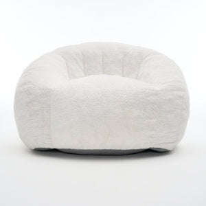 English Elm High-Density Foam Pumpkin Bean Bag Chair Corduroy Velvet Floor Seat Lounge W5870P523905