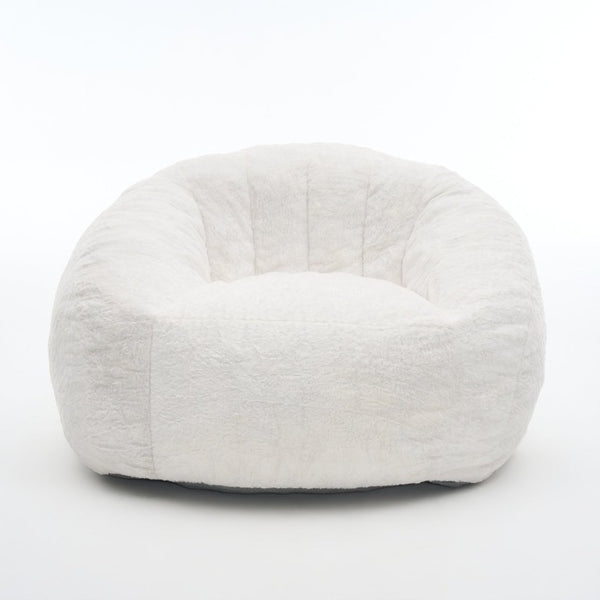 English Elm High-Density Foam Pumpkin Bean Bag Chair Corduroy Velvet Floor Seat Lounge W5870P523905