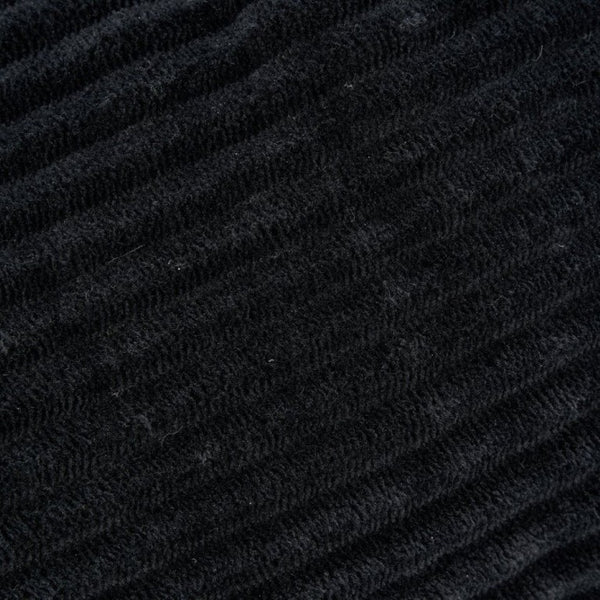 English Elm Folding Floor Lounge Chair Sleeper with Shredded Foam Fill for Studio or Guest Room Black W5870P523983