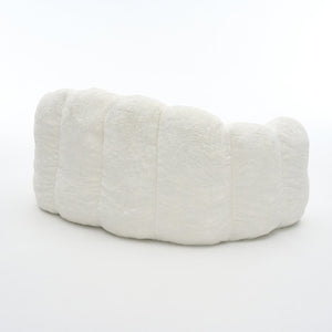 English Elm A Floral Faux Fur Kids Foam Chair Plush Bloom Seat for Nursery or Playroom Ameican White Oak W5870P523990