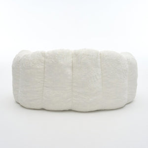 English Elm A Floral Faux Fur Kids Foam Chair Plush Bloom Seat for Nursery or Playroom Ameican White Oak W5870P523990
