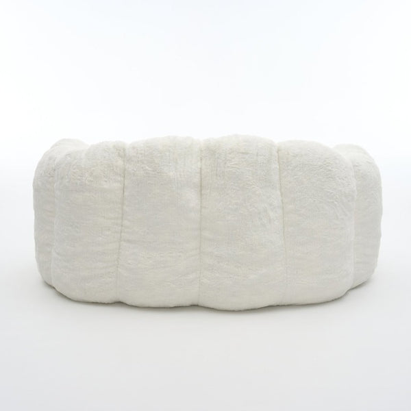 English Elm A Floral Faux Fur Kids Foam Chair Plush Bloom Seat for Nursery or Playroom Ameican White Oak W5870P523990