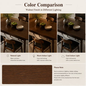 English Elm Solid Wood Extendable Dining Table Seats 4 to 10 with Butterfly Leaf Natural Grain W5881P505089