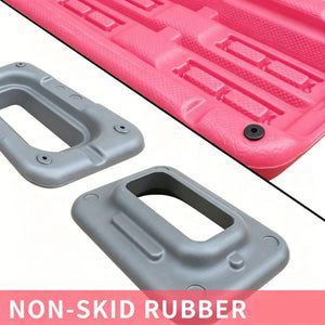 English Elm Adjustable Aerobic Step Platform with 4 Risers for Home Gym Cardio Training Pink+Grey W5916P514914