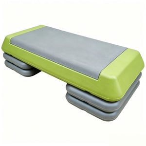 English Elm Adjustable Aerobic Step Platform with 4 Risers for Cardio and Strength Training W5916P514923