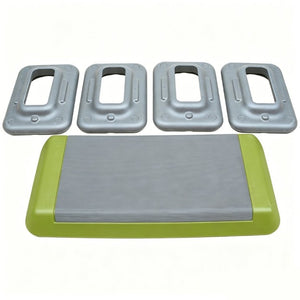 English Elm Adjustable Aerobic Step Platform with 4 Risers for Cardio and Strength Training W5916P514923