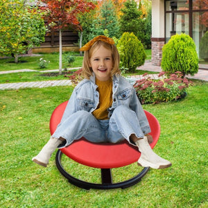 English Elm Sensory Spin Disc Chair for Kids with ADHD Autism Motor Skills Balance Training Red W5916P532348