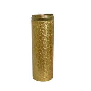 English Elm Decorative Gold Leaf Metal Floor Vase Trio Graduated Heights for Entryway Living Room W5977P521295
