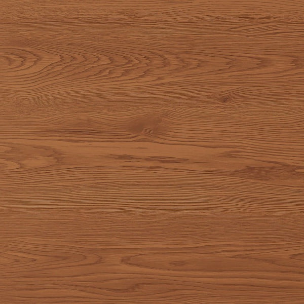 English Elm 35.43 Inch Square Walnut Veneer Coffee Table with Recessed Steel Tray and Minimalist Base W6002S00006