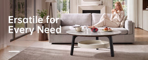 English Elm 35.43 Round Sintered Stone Coffee Table Matte Black Wood Legs Shelf Modern Living W6013P538878