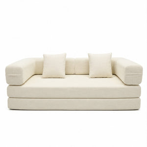 English Elm Double Duty Convertible Corduroy Sleeper Sofa Wide Body Sponge Guest Bed W6188P552718