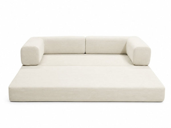 English Elm Double Duty Convertible Corduroy Sleeper Sofa Wide Body Sponge Guest Bed W6188P552718
