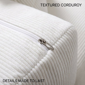 English Elm Double Duty Convertible Corduroy Sleeper Sofa Wide Body Sponge Guest Bed W6188P552718