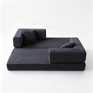English Elm Double Duty Corduroy Convertible Sofa Bed with Wide Body Sponge Cushioned Seating W6188P552722