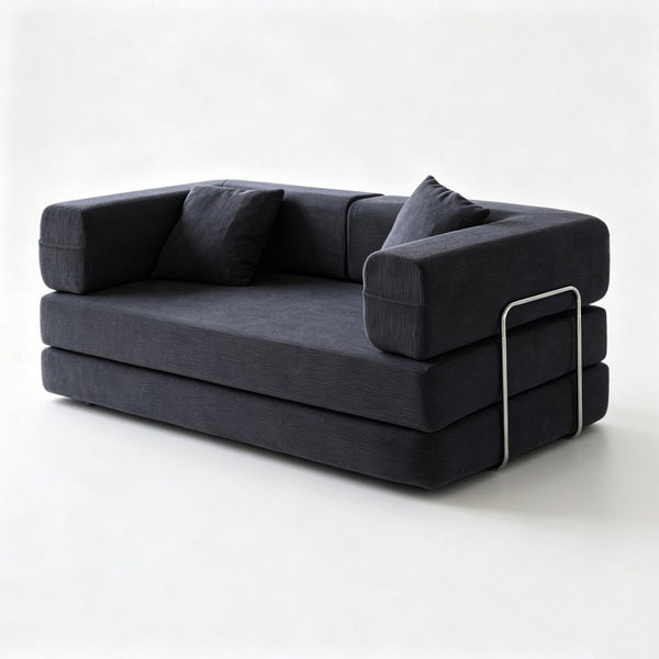 English Elm Double Duty Corduroy Convertible Sofa Bed with Wide Body Sponge Cushioned Seating W6188P552722