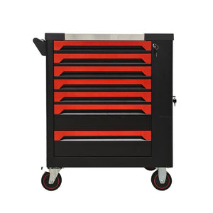 English Elm 7 Drawer Rolling Tool Chest SPCC Steel Cabinet with 258 Piece Set for Garage W6259P532652