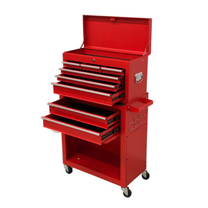 English Elm 8‑Drawer Rolling Tool Chest Detachable Top Box Cold-Rolled Steel Garage Workshop Cabinet W6259P532862
