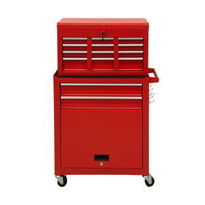 English Elm 8‑Drawer Rolling Tool Chest Detachable Top Box Cold-Rolled Steel Garage Workshop Cabinet W6259P532862