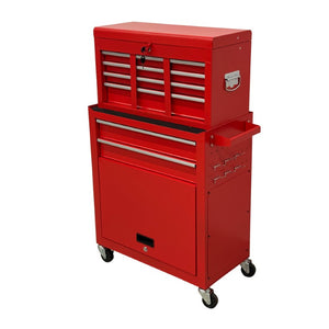 English Elm 8‑Drawer Rolling Tool Chest Detachable Top Box Cold-Rolled Steel Garage Workshop Cabinet W6259P532862