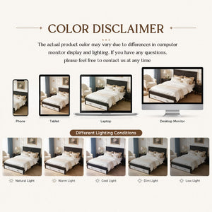 English Elm Queen Platform Bed Scalloped Upholstered Headboard Solid Wood Legs No Box Spring Black/White MDF+Metal W636P535045