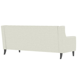 English Elm 78.75 Inch Button Tufted Three Seat Mid Century Sofa with Birch Legs for Any Room W680P188556