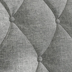 English Elm 78.75 Inch Mid Century Modern 3 Seater Sofa with Button Tufted Back and Birch Legs W680P188561