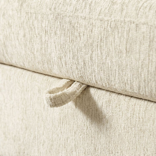 English Elm Modular Fabric Sectional Sofa with Hidden Storage and Convertible Sleeper Configuration W680P466909