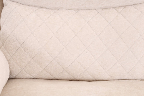 English Elm Thick Padded Power Recliner Accent Chair Ice Silk Velvet Memory Foam Living Room Beige W680P512824
