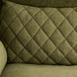 English Elm Thick Padded Power Recliner Accent Chair Ice Silk Velvet Memory Foam Living Room Green W680P512836