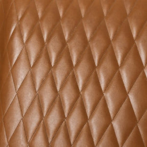 English Elm 23.03 Inch Tall Wingback Accent Chair Diamond Tufted Faux Leather for Living Room W680P533851